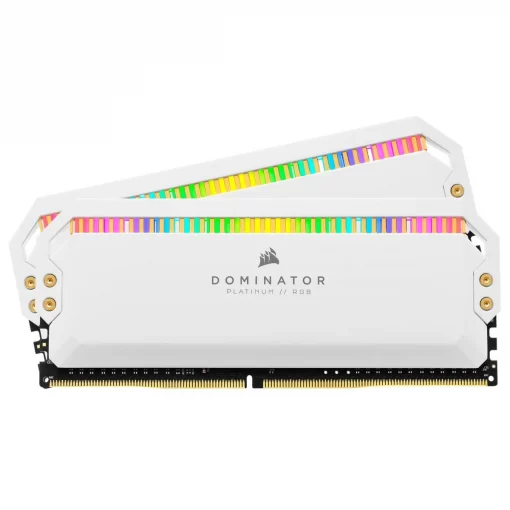 Памет за компютър Corsair Dominator Platinum RGB White 16GB(2x8GB) DDR4 PC4-25600 3200MHz CL16