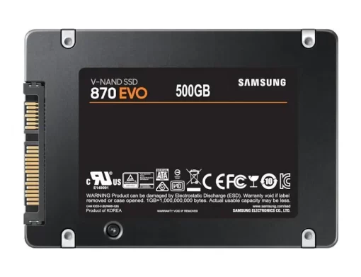 SSD диск SAMSUNG 870 EVO SATA 2.5 500GB SATA 6 Gb/s MZ-77E500B/EU