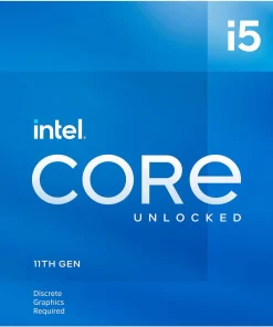 Процесор Intel Rocket Lake Core i5-11600KF 6 Cores 3.90Ghz (Up to 4.90Ghz) 12MB 125W LGA1200