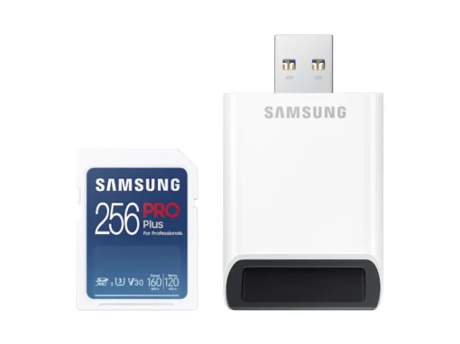 Карта памет Samsung 256GB SD PRO Plus + Reader Class10 Read 160MB/s - Write 120MB/s