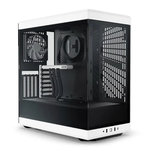 Кутия за компютър HYTE Y40 Tempered Glass Mid-Tower Бяло и Черно