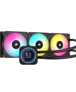 Охладител за процесор Corsair H150i ELITE LCD XT RGB Black (360mm) водно охлаждане CW-9060075-WW