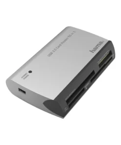 Четец за карти HAMA All in One USB 2.0 SD/microSD/CF/MS 480 Mbps Сребрист