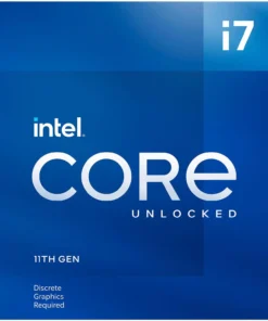 Процесор Intel Rocket Lake Core i7-11700KF 8 Cores 3.60Ghz (Up to 5.00Ghz) 16MB 125W LGA1200
