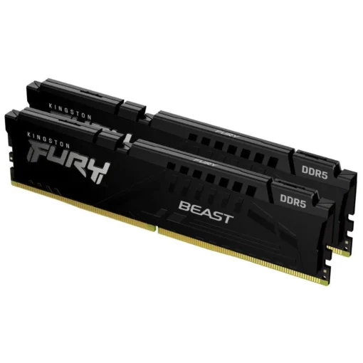 Памет за компютър Kingston FURY Beast Black 32GB(2x16GB) DDR5 PC5-48000 6000MHz CL36