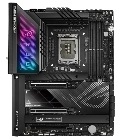 Дънна платка ASUS ROG MAXIMUS Z790 HERO LGA 1700 DDR5 ATX Wi-Fi 6E AURA Sync RGB