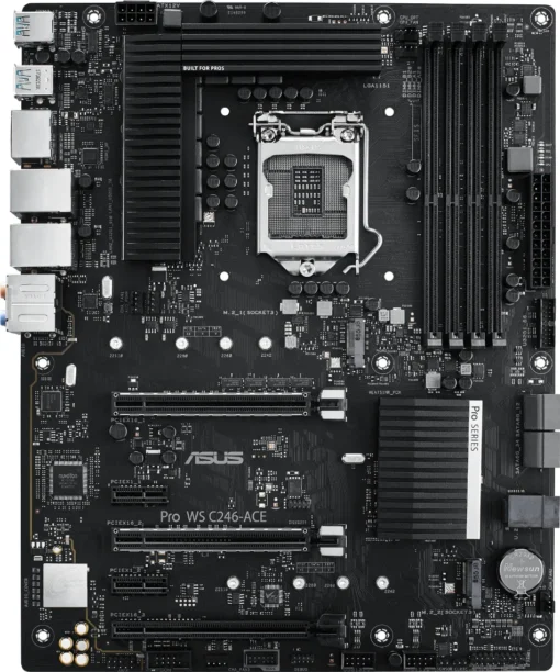 Дънна платка ASUS WS C246 Pro Socket 1151 dual M.2 4 x PCIe 3.0 x16 Daul Lan