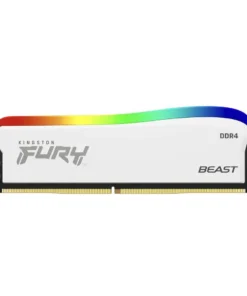 Памет за компютър Kingston FURY Beast White RGB 8GB DDR4 PC4-25600 3200MHz CL16