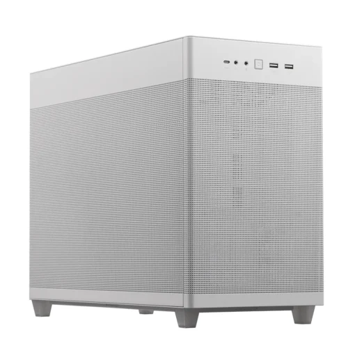 Кутия за компютър ASUS PRIME AP201 Mesh MicroATX Бяла