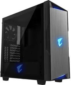 Кутия за компютър Gigabyte Aorus AC300G RGB Fusion 2.0 Mid Tower Черна