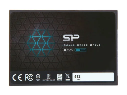 SSD диск SILICON POWER A55 2.5" 512 GB SATA3 3D NAND flash