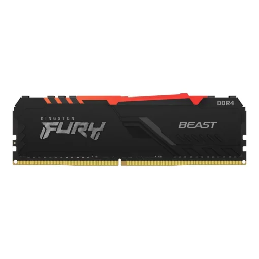 Памет за компютър Kingston FURY Beast Black RGB 32GB DDR4 PC4-28800 3600MHz CL18