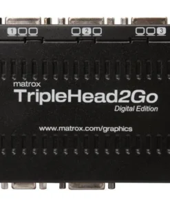 Външен мулти-дисплей адаптер Matrox T2G-D3D-IF за едновременна работа на 3 монитор с