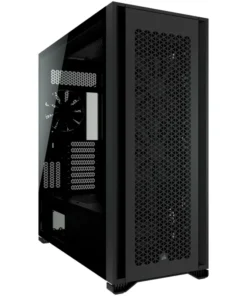 Кутия за компютър Corsair 7000D Airflow Full Tower Tempered Glass Черна