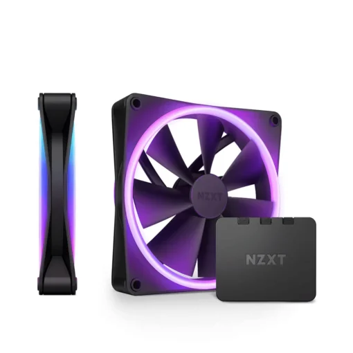 Комплект вентилатори NZXT F140 RGB Duo Black 2 бр RGB Контролер