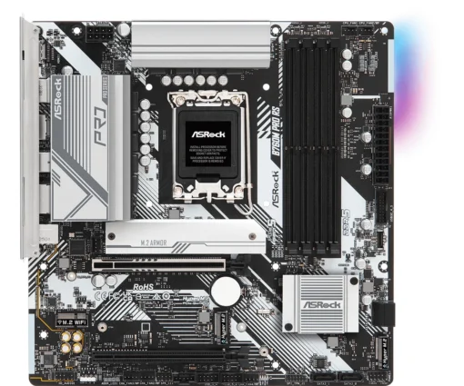 Дънна платка ASRock B760M Pro RS LGA1700 DDR5 mATX