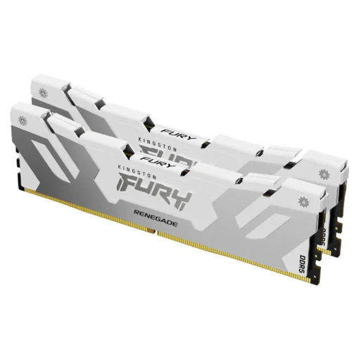 Памет за компютър Kingston Fury Renegade White 64GB(2x32GB) DDR5 6000MHz CL32