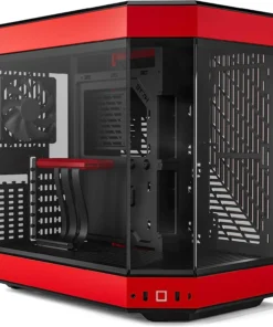 Кутия за компютър HYTE Y60 Tempered Glass Mid-Tower Черно и Червено
