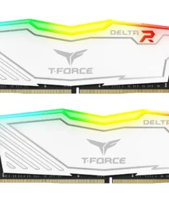 Памет за компютър Team Group T-Force Delta RGB White DDR4 - 16GB (2x8GB) 3200MHz CL16-20-20-40