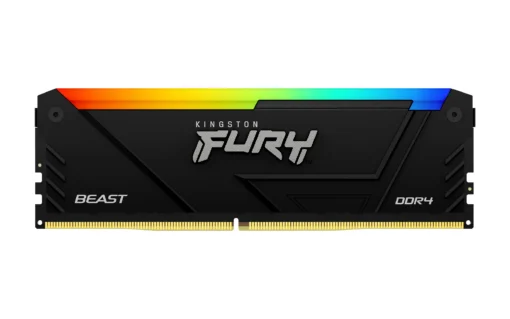 Памет за компютър Kingston FURY Beast Black RGB 8GB DDR4 3600MHz CL17 KF436C17BB2A/8