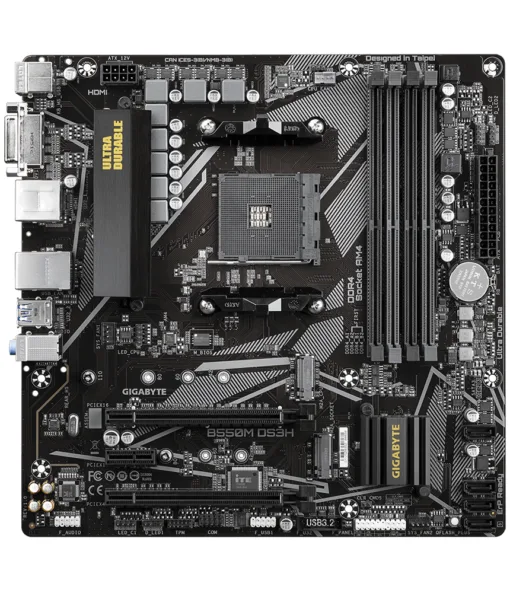 Дънна платка GIGABYTE B550M DS3H 1.x Socket AM4 4 x DDR4