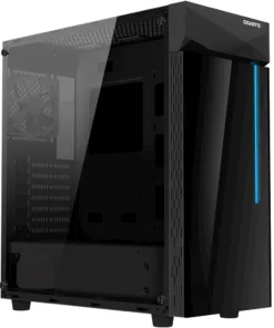 Кутия за компютър Gigabyte C200G RGB Mid Tower Черна