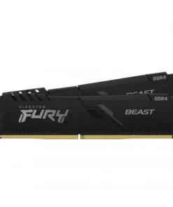 Памет за компютър Kingston FURY Beast Black 64GB(2x32GB) DDR4 PC4-25600 3200MHz CL16