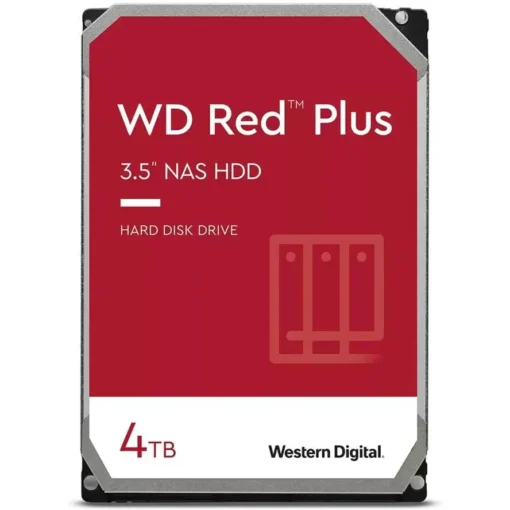 Хард диск WD Red Plus 4TB NAS 3.5" 256MB 5400RPM WD40EFPX