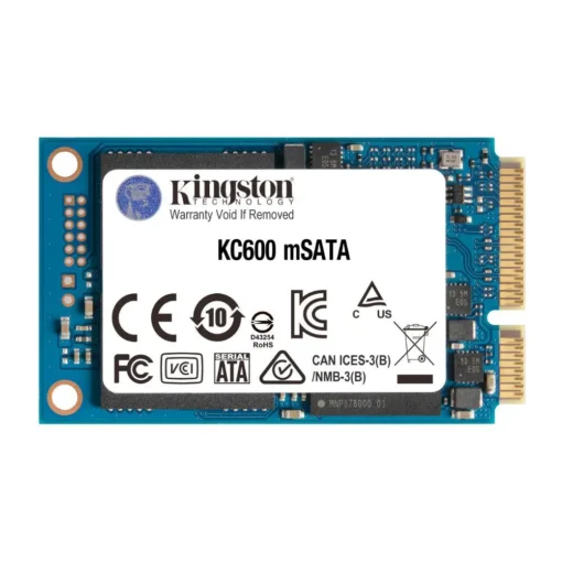 SSD диск KINGSTON KC600 256GB mSATA