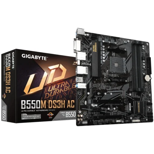 Дънна платка GIGABYTE B550M DS3H AC Socket AM4 4 x DDR4