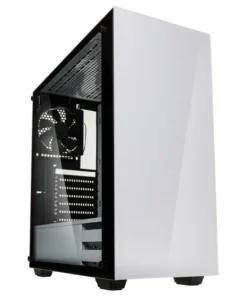 Кутия за компютър Kolink Stronghold White TG Mid-Tower Бяла