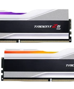 Памет за компютър G.SKILL Trident Z5 RGB White 64GB(2x32GB) DDR5 PC5-48000 6400MHz CL32