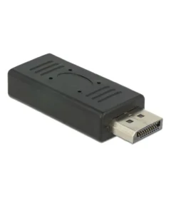 Адаптер Delock DisplayPort 1.2 мъжко - DisplayPort женско Черен