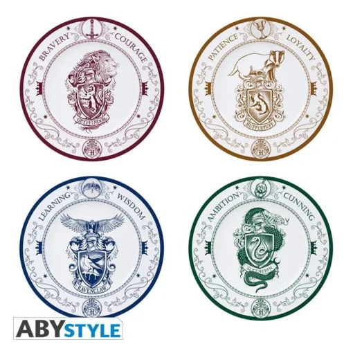 Комплект чинии ABYSTYLE HARRY POTTER PlatesHogwarts Houses 4 броя