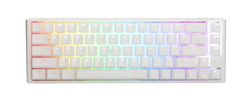 Геймърскa механична клавиатура Ducky One 3 Pure White SF 65% Hotswap Cherry MX Blue RGB PBT
