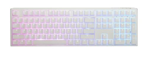 Геймърскa механична клавиатура Ducky One 3 Pure White Full Size Hotswap Cherry MX Brown RGB PBT