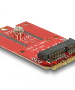 Адаптер Delock Mini PCIe към M.2 Key E slot