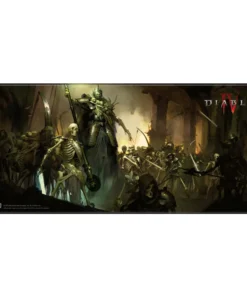 Геймърски пад Diablo IV - Skeleton King XL