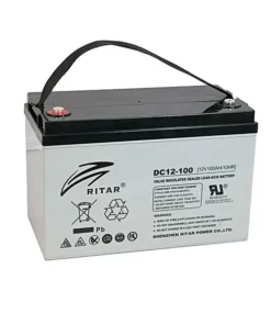 Оловна AGM DEEP CYCLE батерия RITAR (DC12-100) 12V 100Ah F12/M8 За соларни