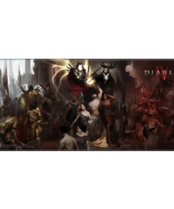 Геймърски пад Diablo IV - Inarius and Lilith XL