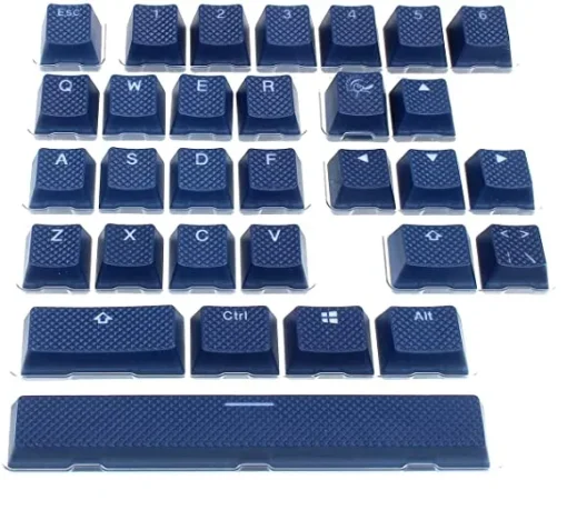 Капачки за механична клавиатура Ducky Navy 31-Keycap Set Rubber Backlit Double-Shot US