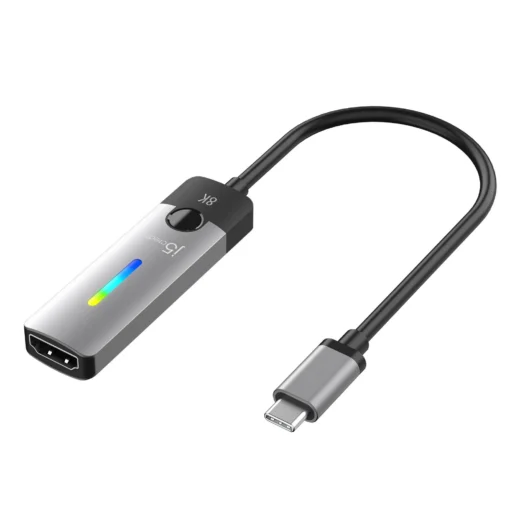 Адаптер j5create JCA157 USB-C мъжко - 8K HDMI 2.1 женско