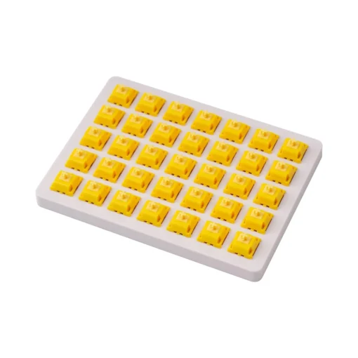 Суичове за механична клавиатура Keychron Gateron Cap Golden Yellow Switch Set 35