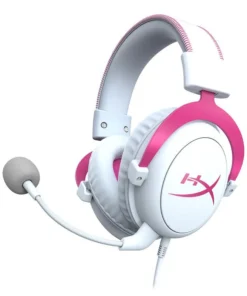 Геймърски слушалки HyperX Cloud II Pink Микрофон Розово/Бяло