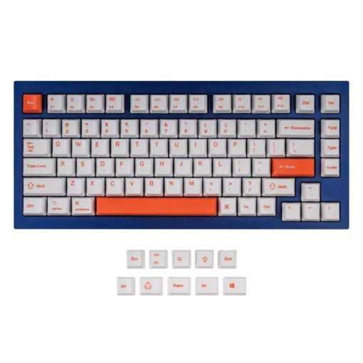 Капачки за механична клавиатура Keychron Orange 92-Keycap Set PBT Dye-Sub US