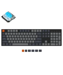 Геймърска механична клавиатура Keychron K5 Full-Size Low-Profile Gateron Blue Switches RGB Backlight Aluminium