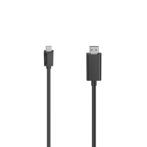 Кабел HAMA USB-C мъжко - HDMI мъжко Ultra-HD 4K 3 м 3 звезди Черен