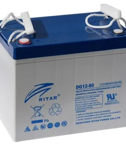Оловна гелова батерия RITAR (DG12-80) 12V 80Ah 260 / 169 /211 mm F15/M6 / F11/M6  RITAR За соларни