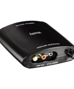 Аудио конвертор HAMA AC82 Цифров към аналогов Черен