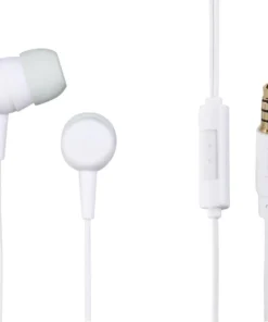 Слушалки с микрофон HAMA Kooky 3.5 mm In-Ear Siri Google Assistant Бял